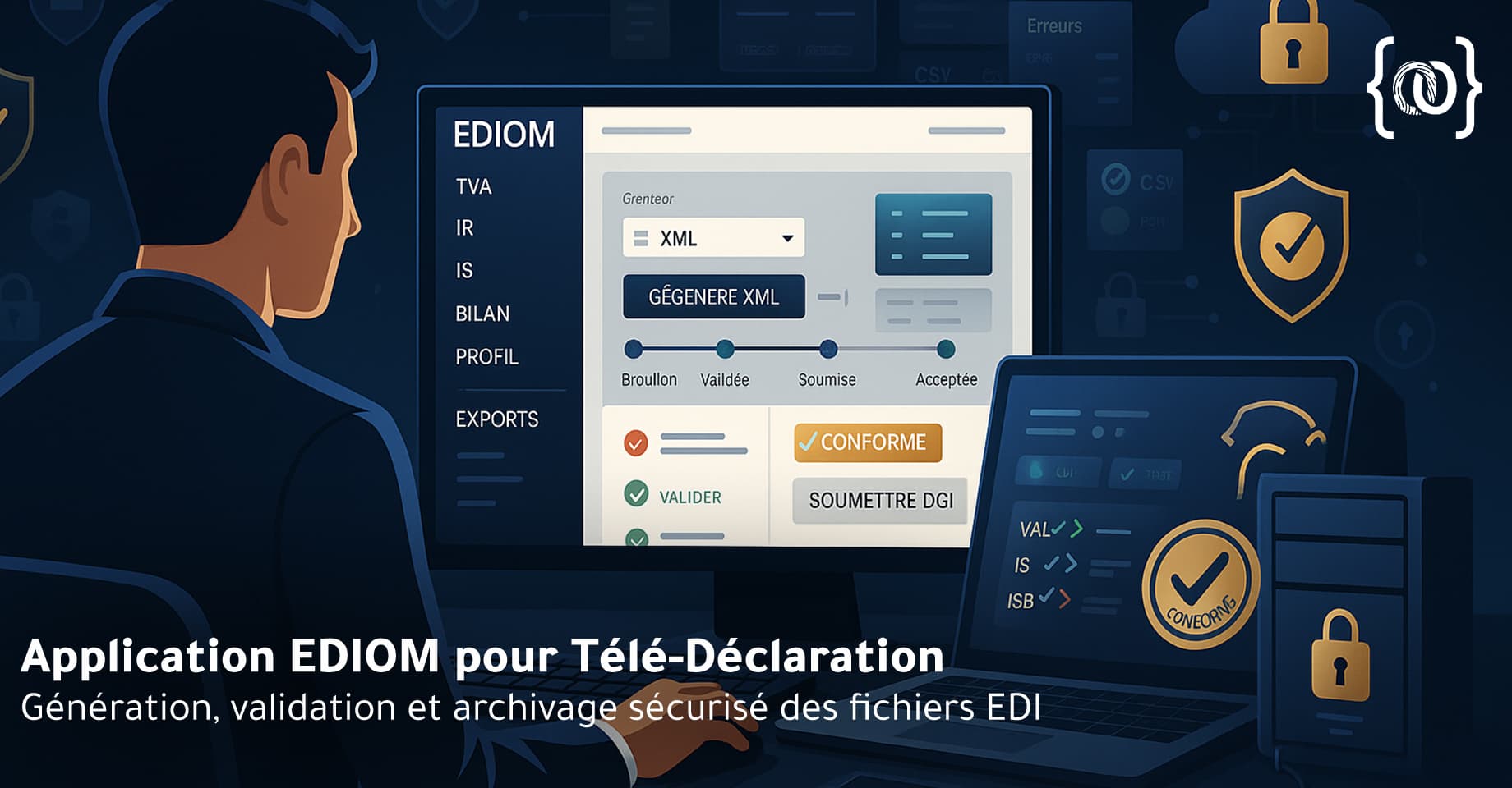 Application EDIOM pour Télédéclaration - 1