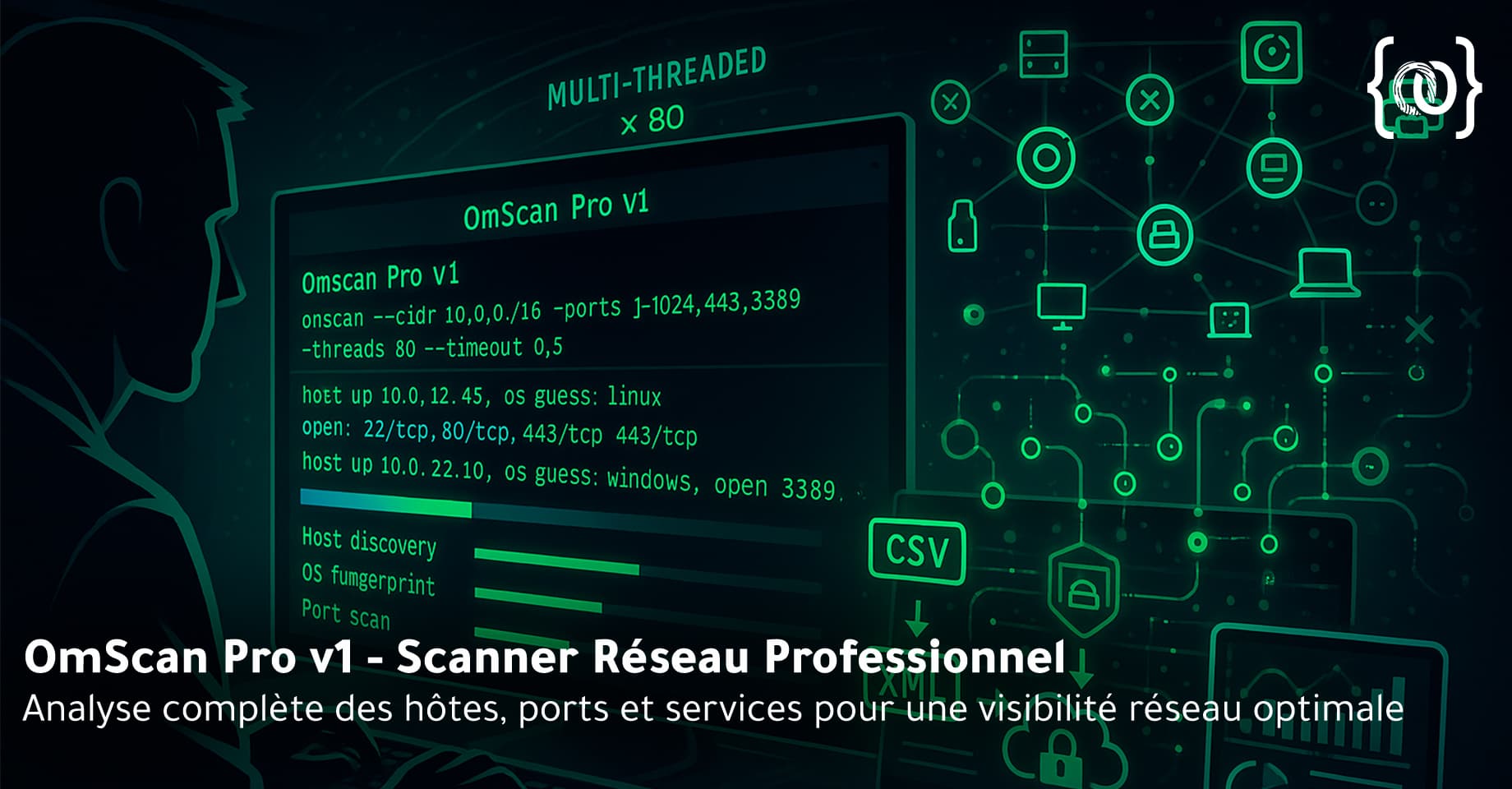OmScan Pro v1 - Scanner Réseau Professionnel