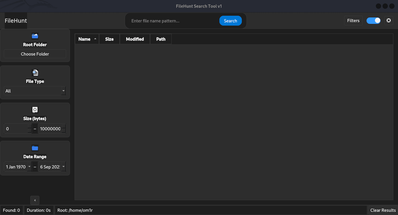 FileHunt - Recherche de Fichiers Haute Performance - 3
